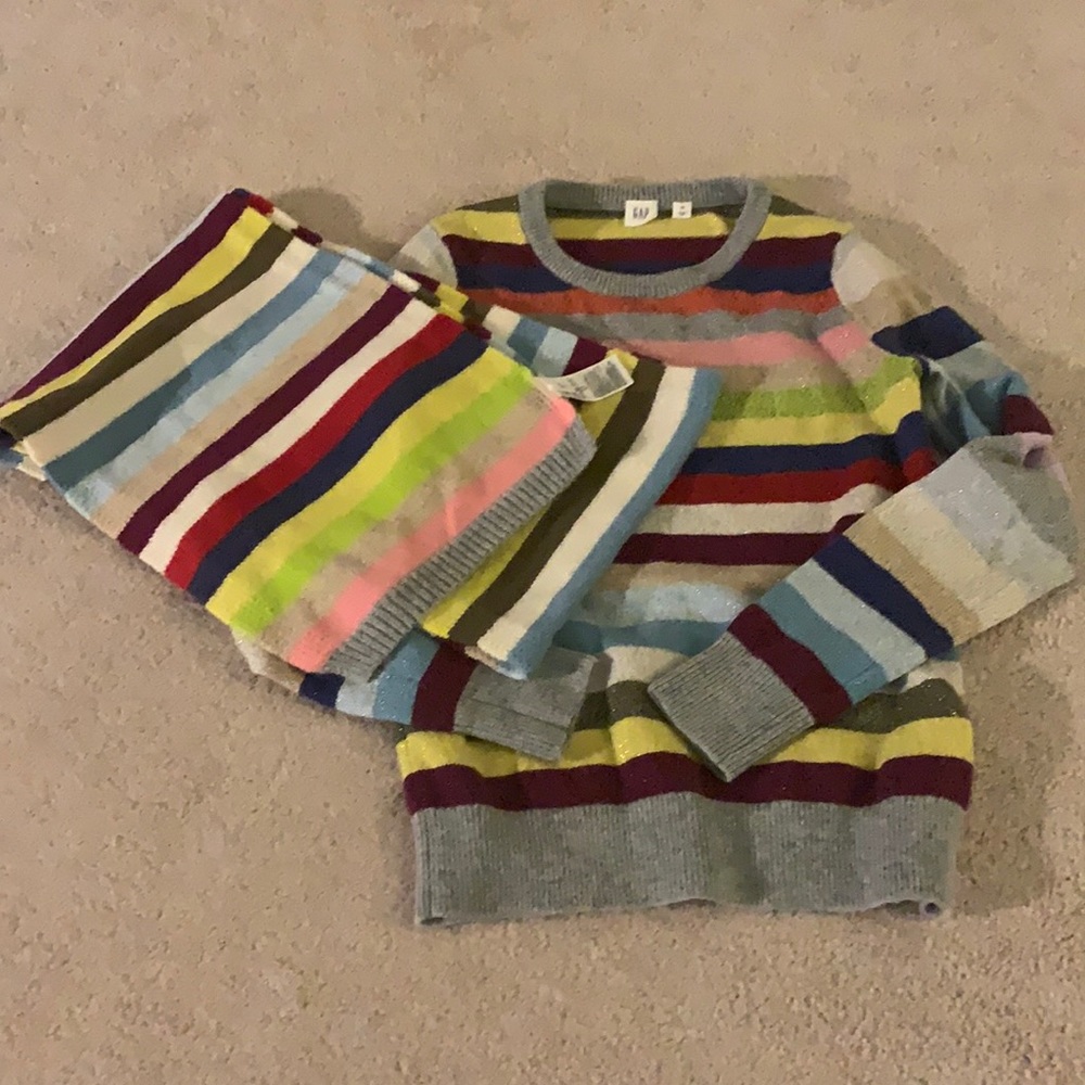 Vintage Gap sweater and scarf.
